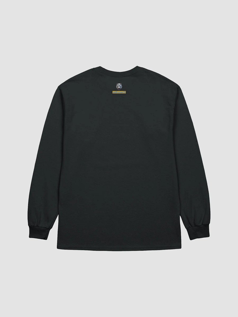 YUUUP! Bold Blue Stylized Long Sleeve T-Shirt product image (6)