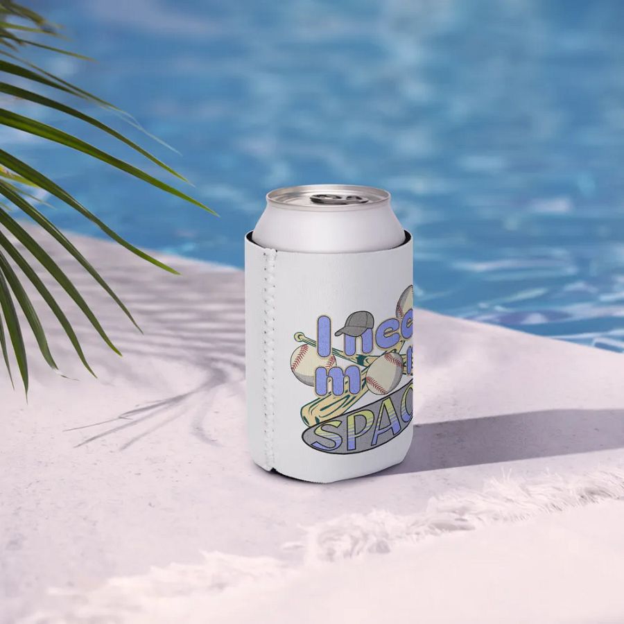 I Need More Space Baseball Coozie Can Cooler product image (7)