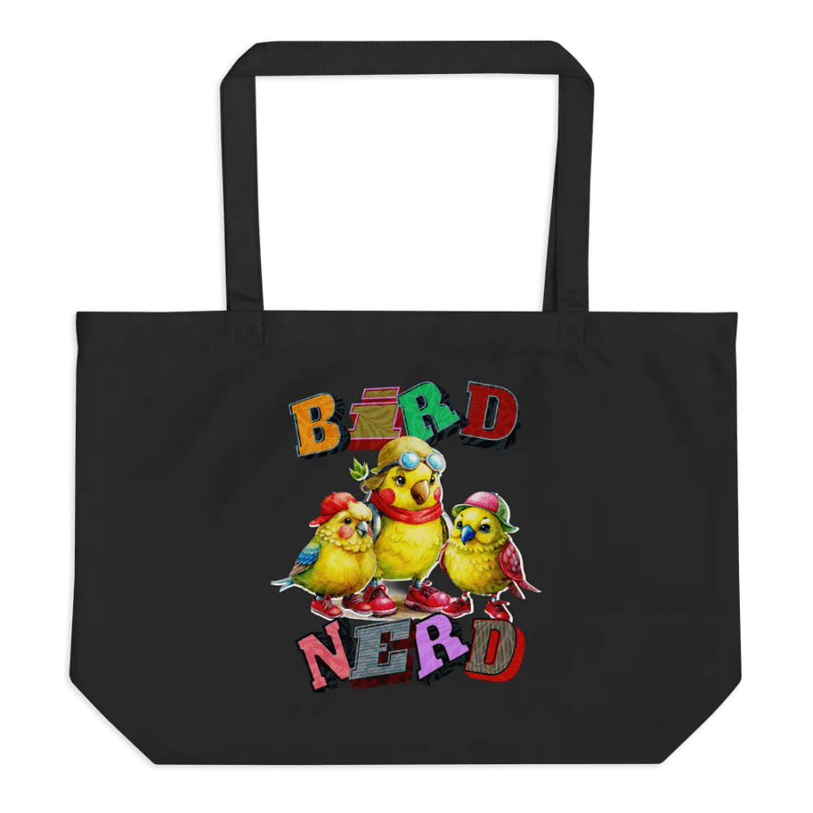 Bird Nerd Yellow Budgie Eco Tote product image (1)