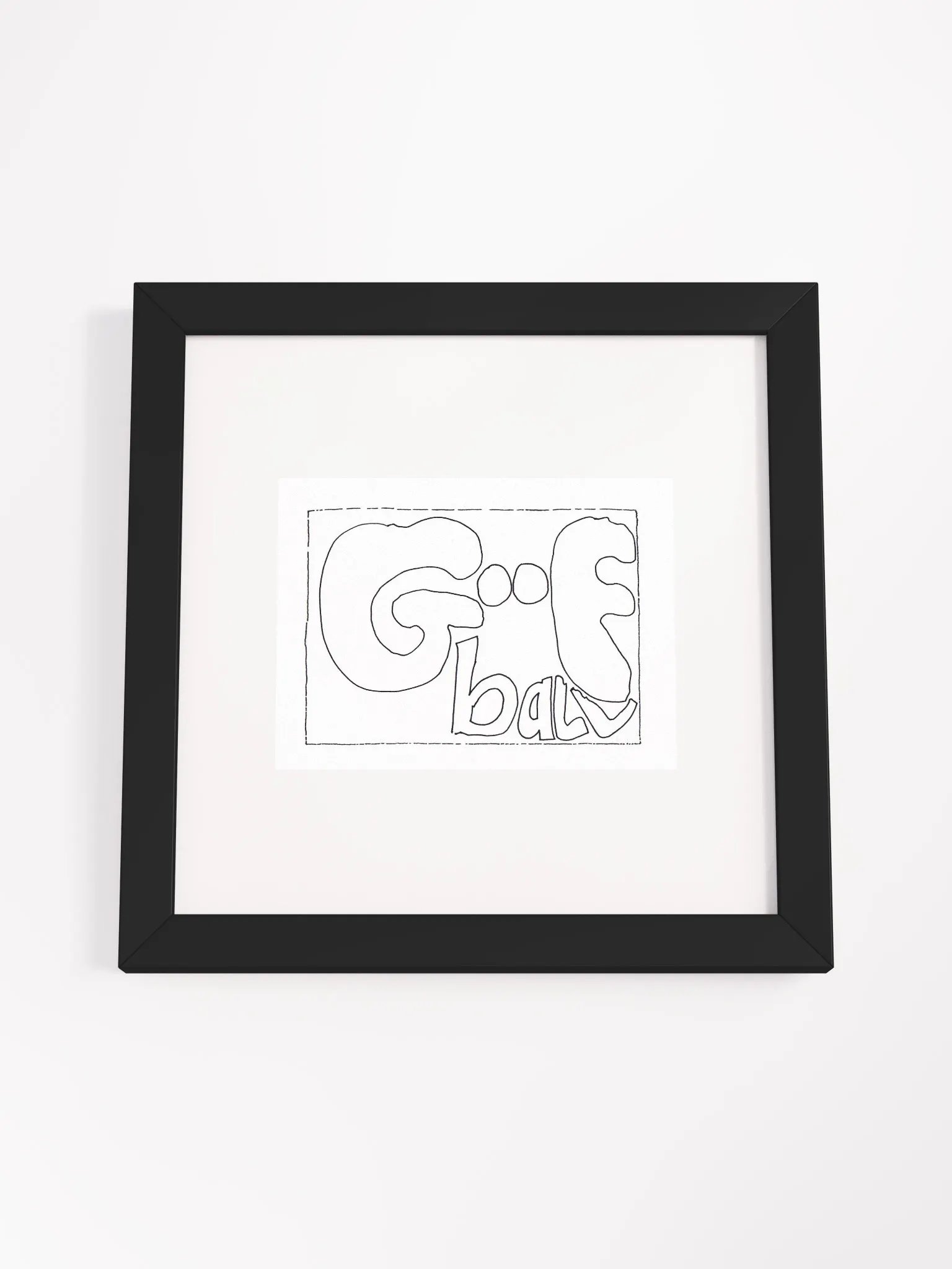 goofball Panel Card Print Framed product image (4)