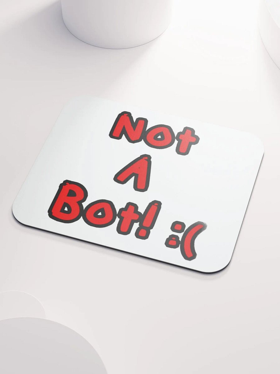 Not a Bot Mouse pad product image (3)