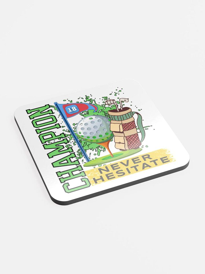 Champion Never Hesitate Golfing Cork Coaster Set product image (2)