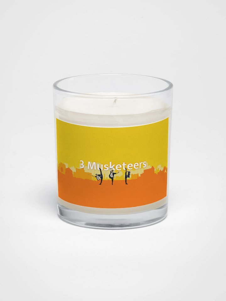 3 Musketeers Cityscape Candle – Soy Wax in Glass Jar product image (1)