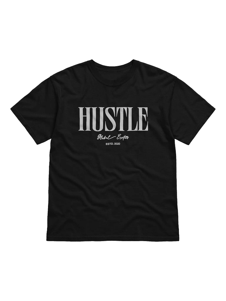 Premium Hustle Heavyweight Tee By Global Exotics product image (1)