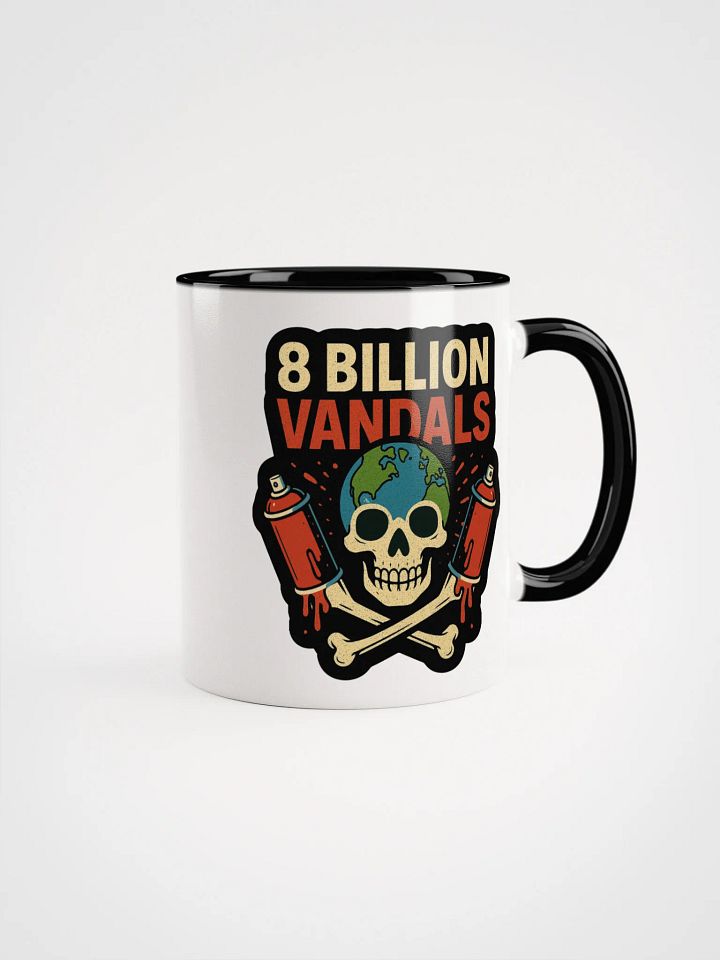 8 Billion Vandals Accent Mug product image (1)
