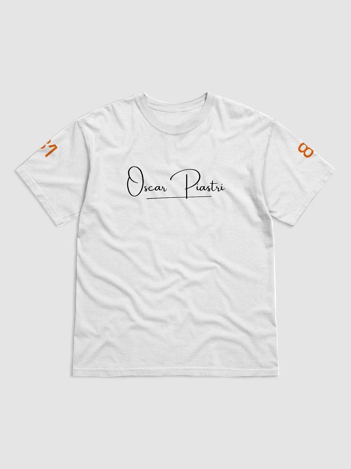 Oscar Piastri White Signature Tee product image (1)