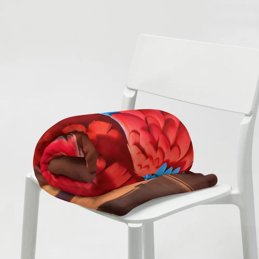 Endangered Species - Mexico - Scarlet Macaw Throw Blanket product image (8)