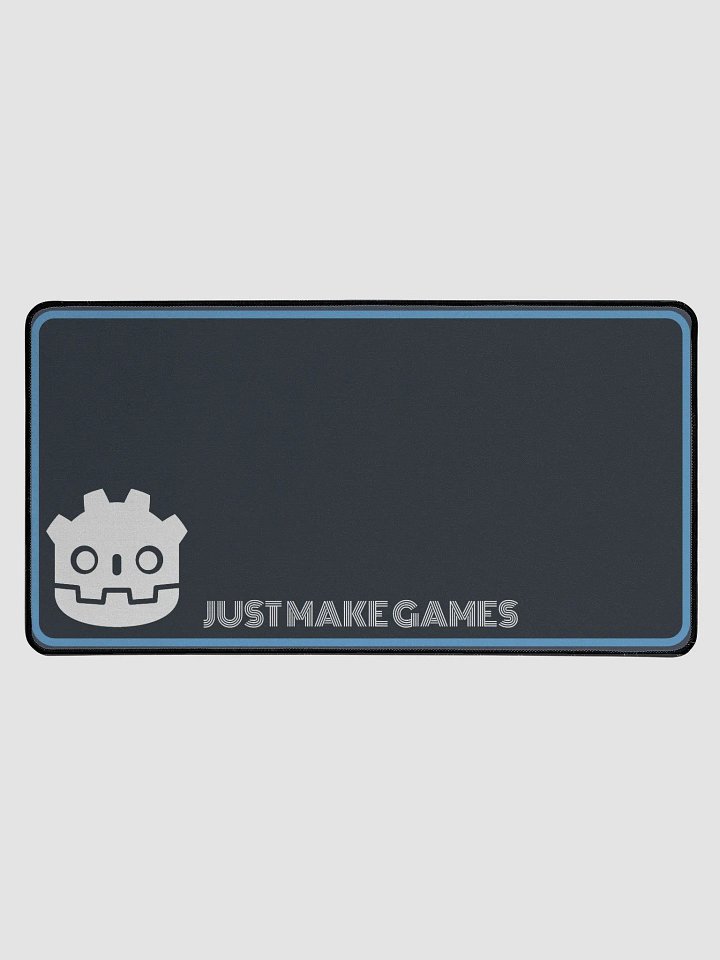 Godot Theme Just Make Games Desk Mat - LIGHT product image (1)