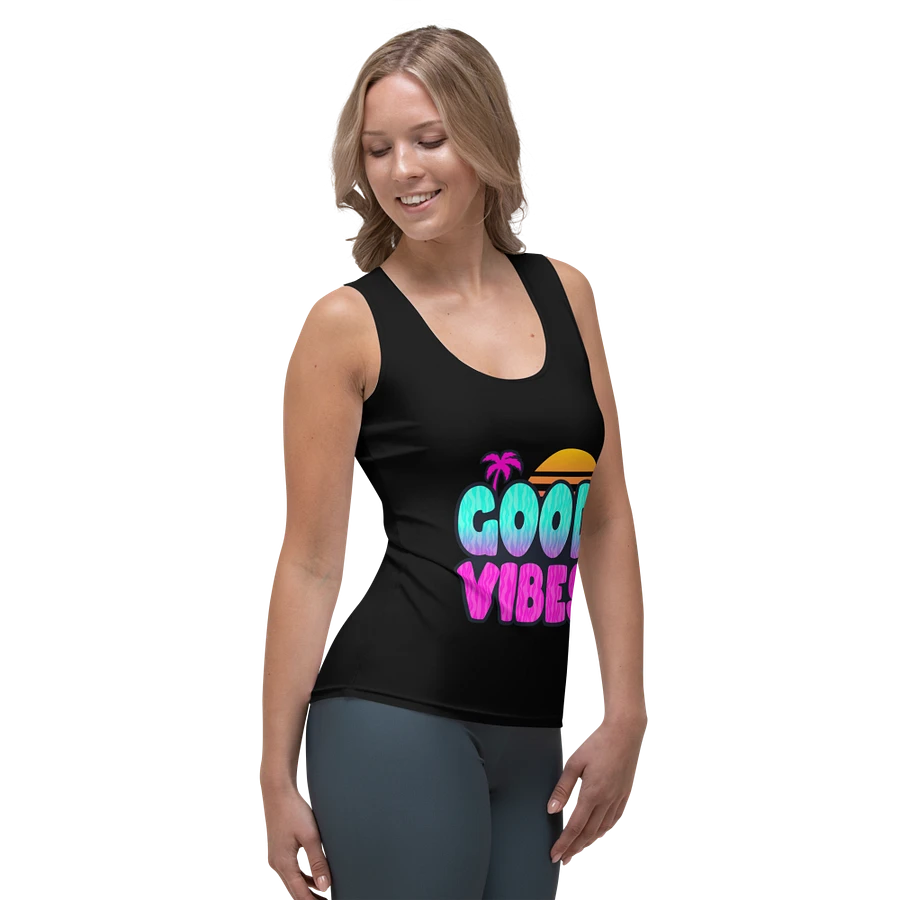 GOOD VIBES WOMEN'S FITTED TANK TOP product image (4)