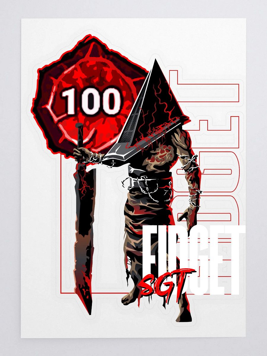 P100 Pyramid Head - Sticker product image (1)