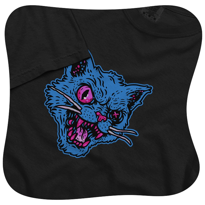 Neon Version - Fear the One-Eyed Cat - Tee product image (1)