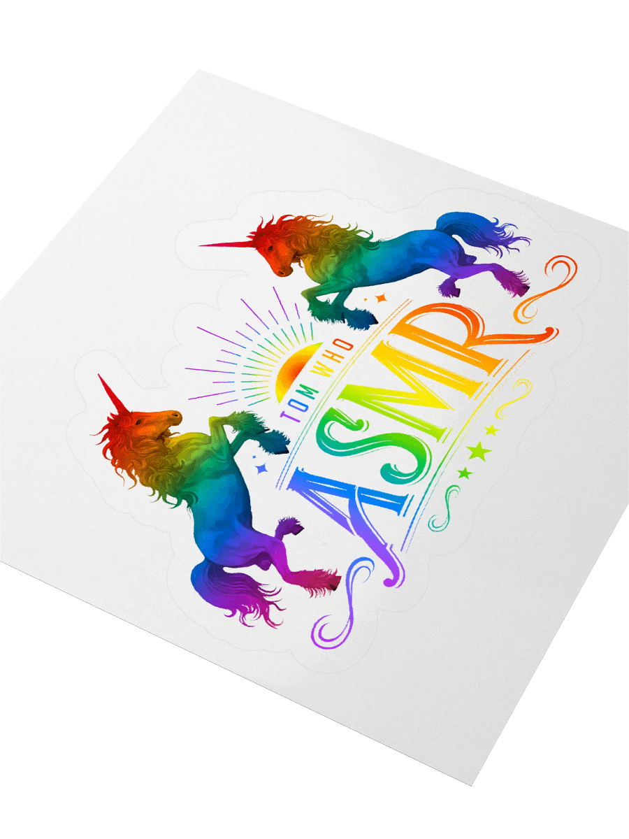 ASMR Unicorns Rainbow / Sticker product image (7)