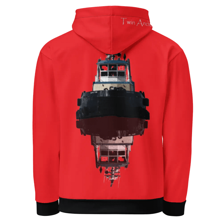 Red Pacific Titan Reflection Hoodie product image (1)
