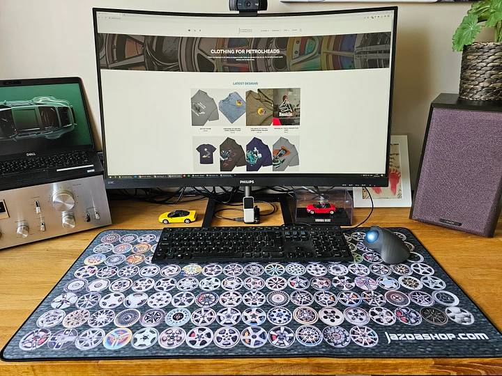All the wheels - Desk Mat product image (1)