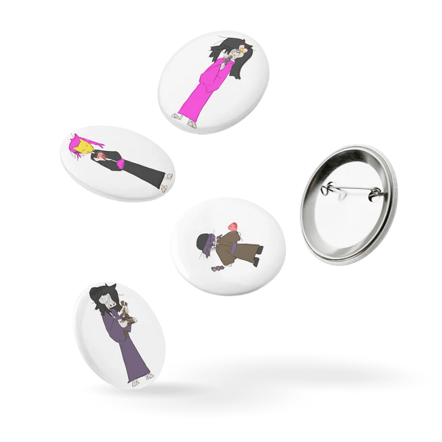 Moon Savers pin buttons August product image (9)