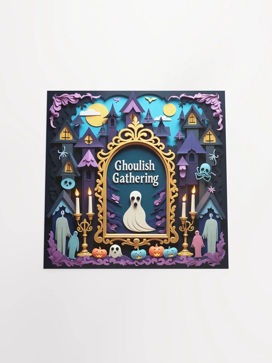 Halloween Ghoulish Gathering Matte Poster product image (19)