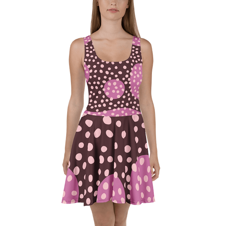 Dotty Dreams Sleeveless Skater Dress product image (2)