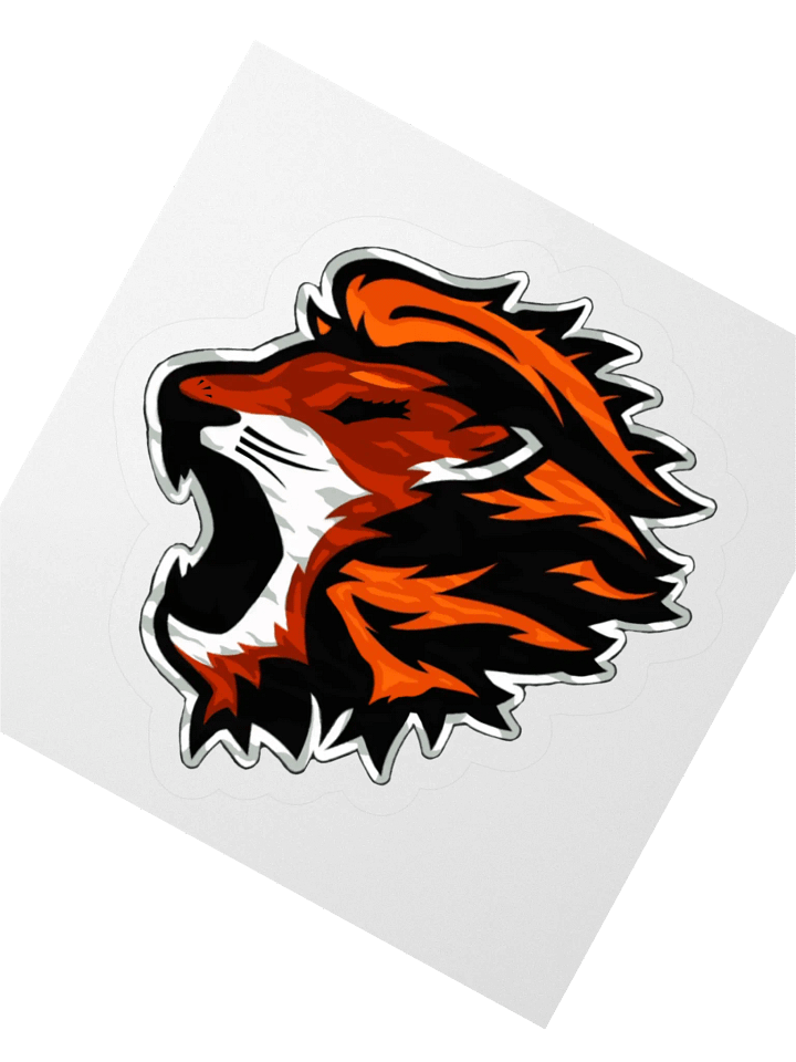 Blood Sport Hockey Orange Cats XL Sticker product image (2)