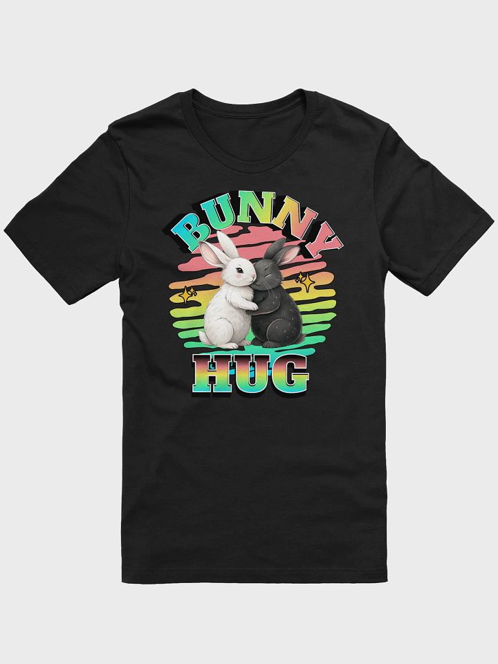 Bunny Hug Rabbit Rainbow Embrace T-Shirt product image (1)