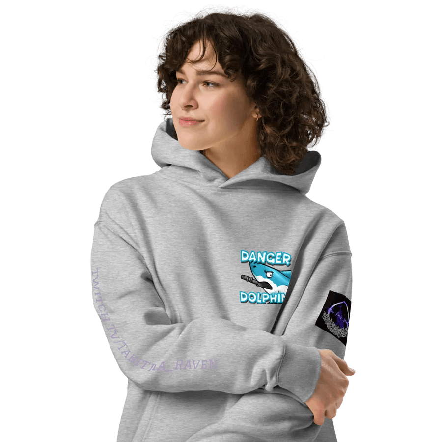 Danger Dolphin Unisex Oversized Hoodie product image (24)