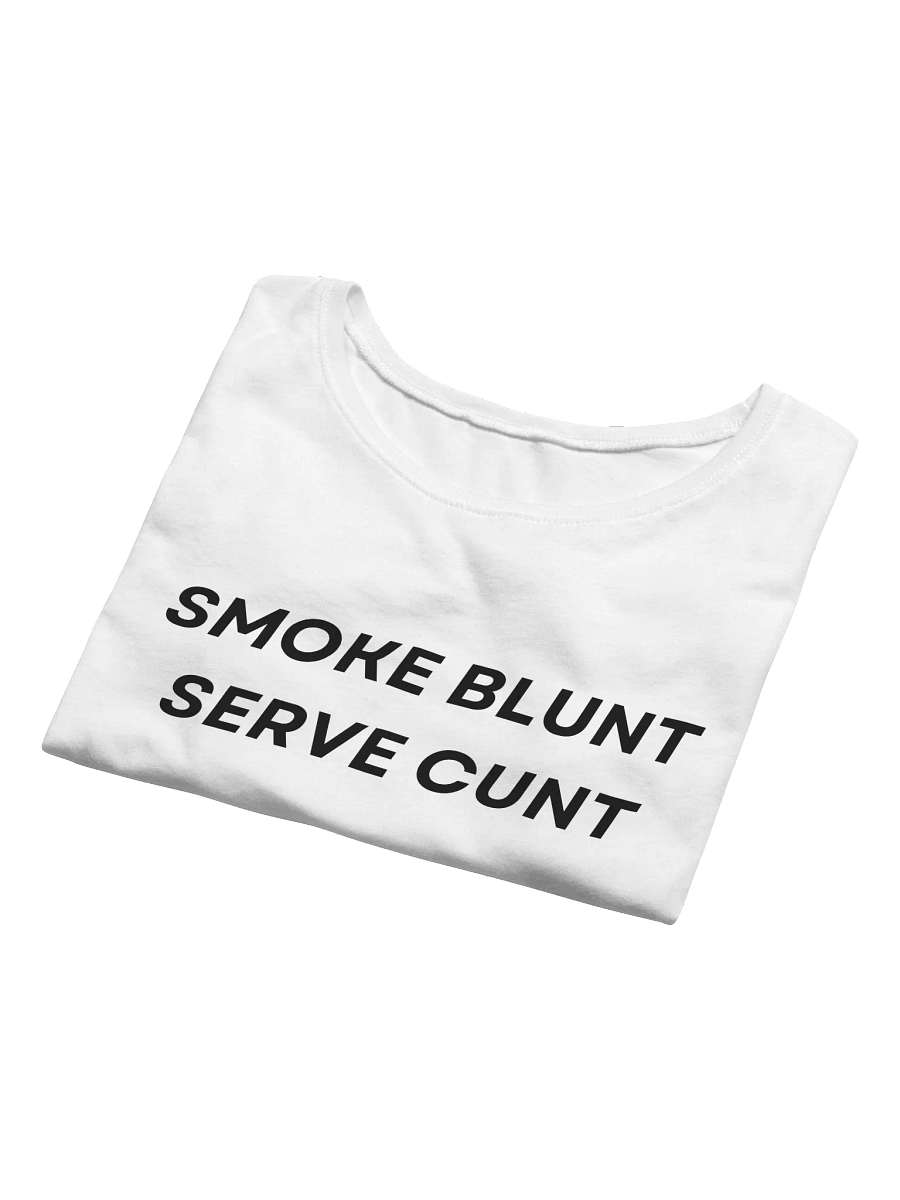 Serve White Crop Tee product image (5)