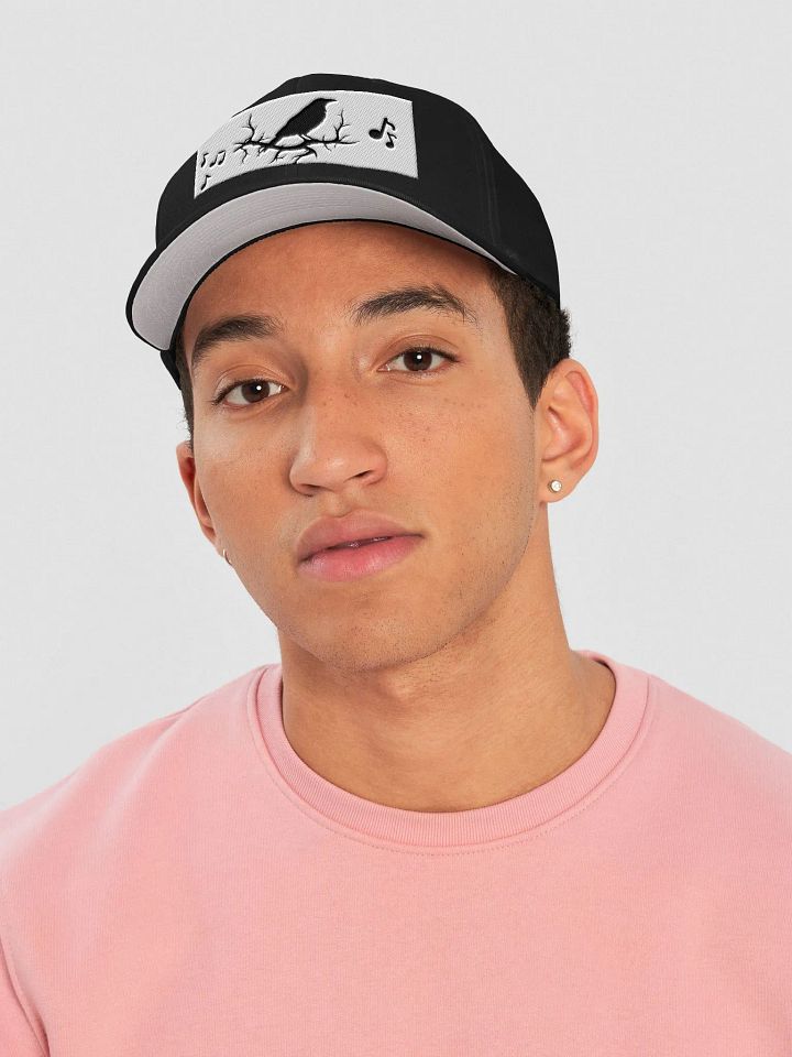 Premium Flexfit Cap with Crow & Notes Embroidery product image (2)