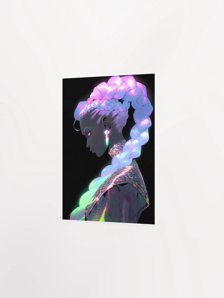 Iridescent Braids Matte Poster product image (4)