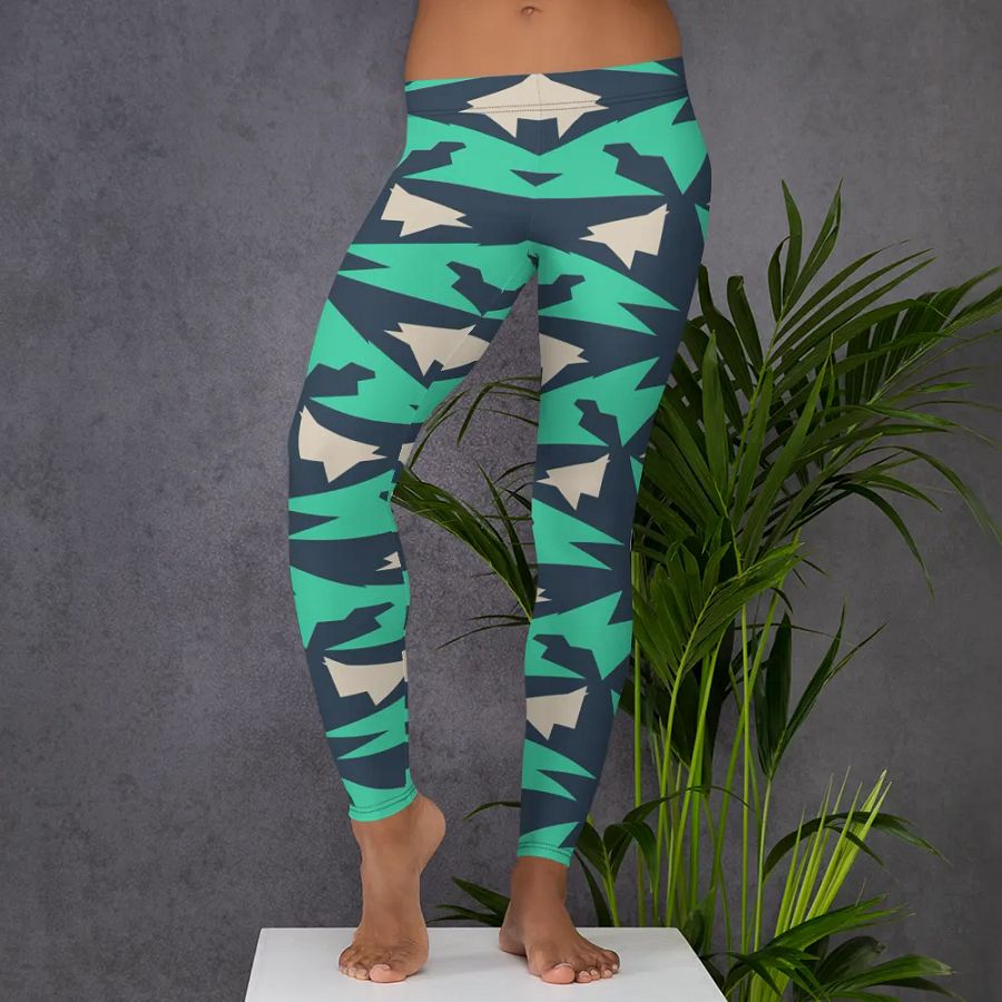 Symmetric Greenery Leggings product image (5)