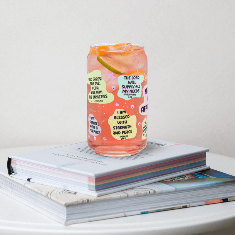 Bible Affirmation Can-Shaped Glass product image (21)
