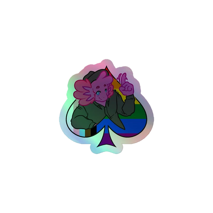 Pride in Spades | Kiss-Cut Holo Sticker product image (1)