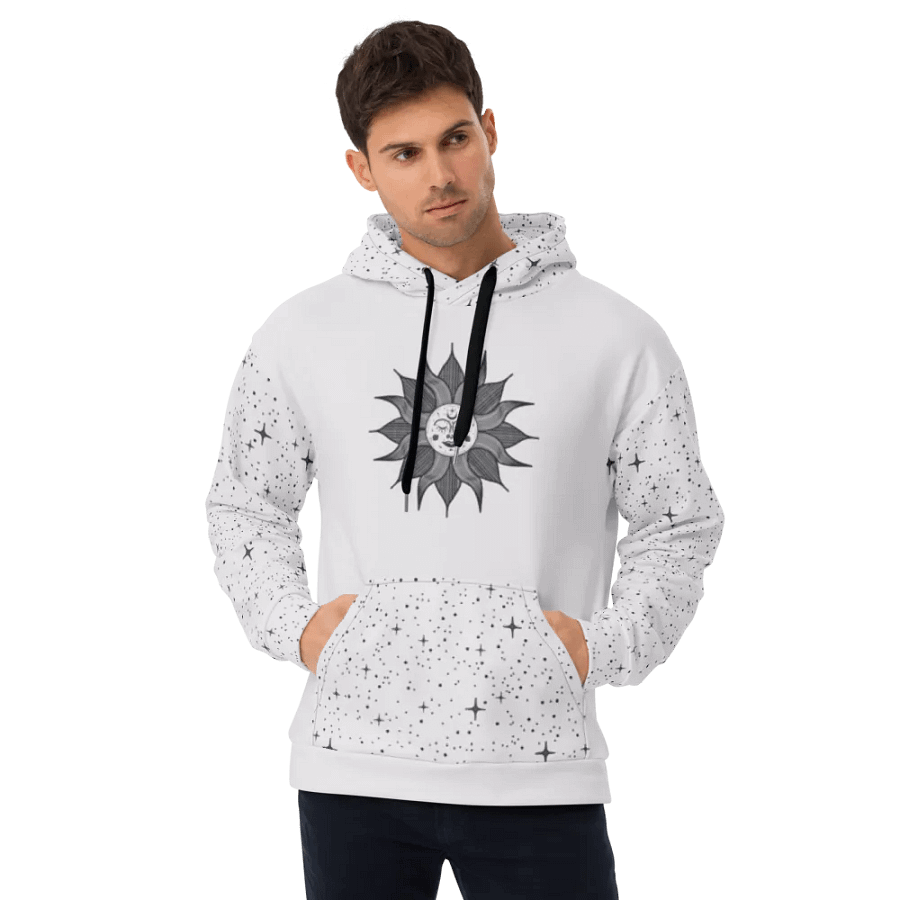 Mystic Sun Starry Night Sky Hoodie product image (6)