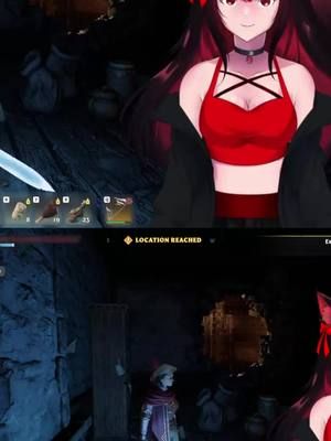 Vampiric Fox? Vtuber nibbles on chat! #bluefoxrianni plays #enshrouded on #Twitch #twitchclipsdaily #twitchclips #twitchstreamergirl
