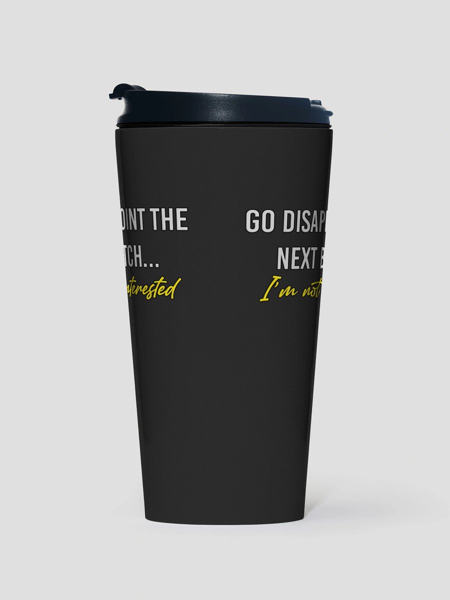 nope snark - disappoint travel mug product image (1)