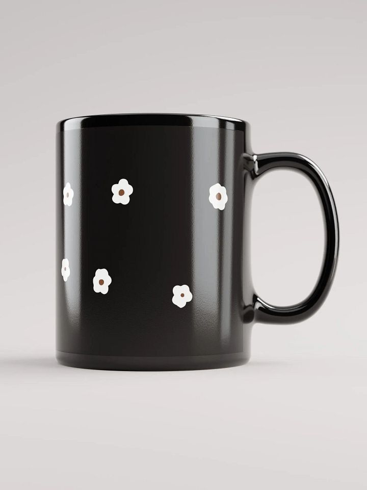 SMALL FLOWERS BEAUTIFUL COLORS CONTRAST SHINY MUG product image (1)