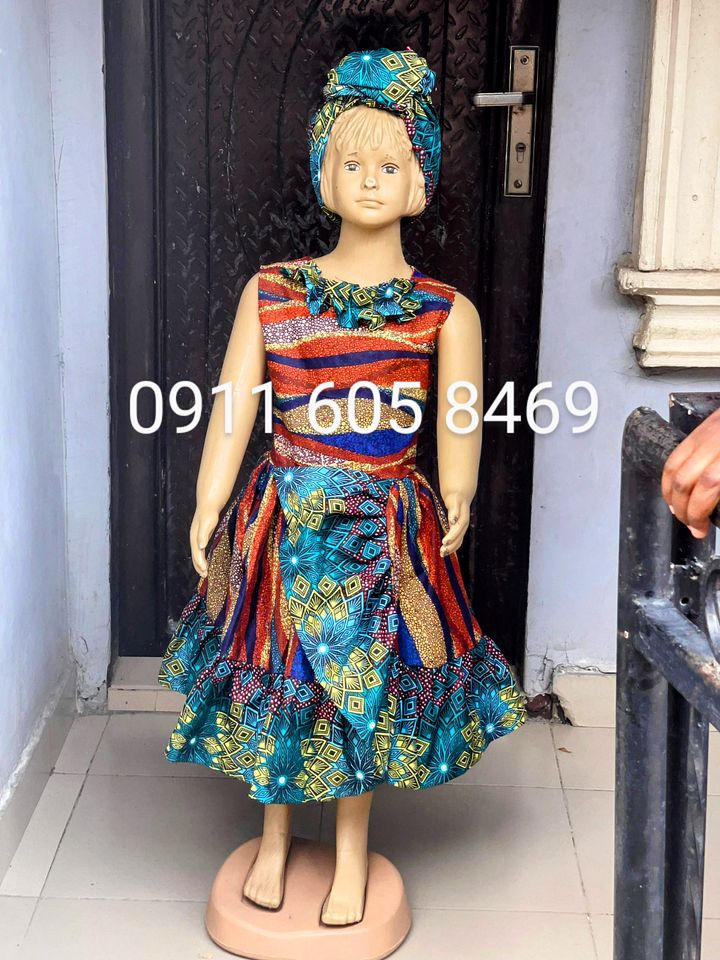 Kids wrap gown style product image (1)