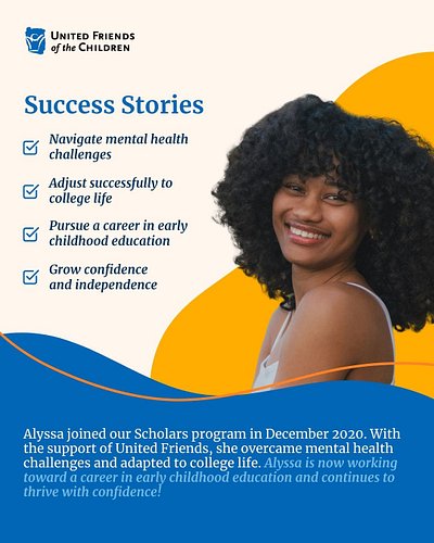 When Alyssa joined our Scholars program in December 2020, she was navigating a time of transition, adjusting to college and f...