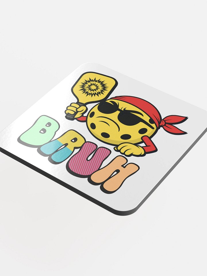 Bruh Pickleball Funky Coaster product image (1)