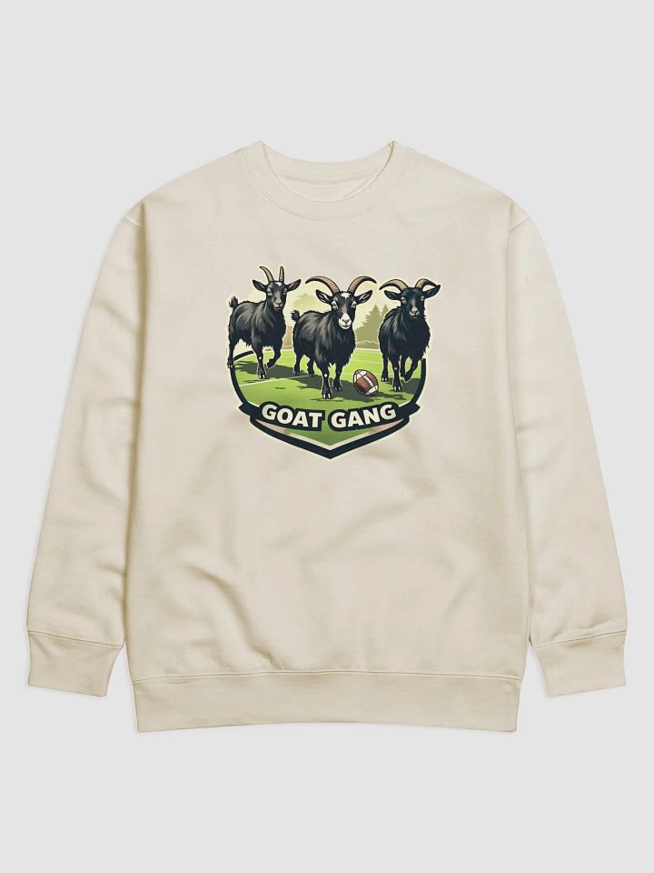 Goat Gang Football ( Cotton Heritage Premium Sweatshirt ) product image (4)