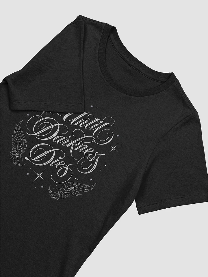 Until Darkness Dies (wings design) Bella+Canvas Women's Supersoft Relaxed-fit T-Shirt product image (2)