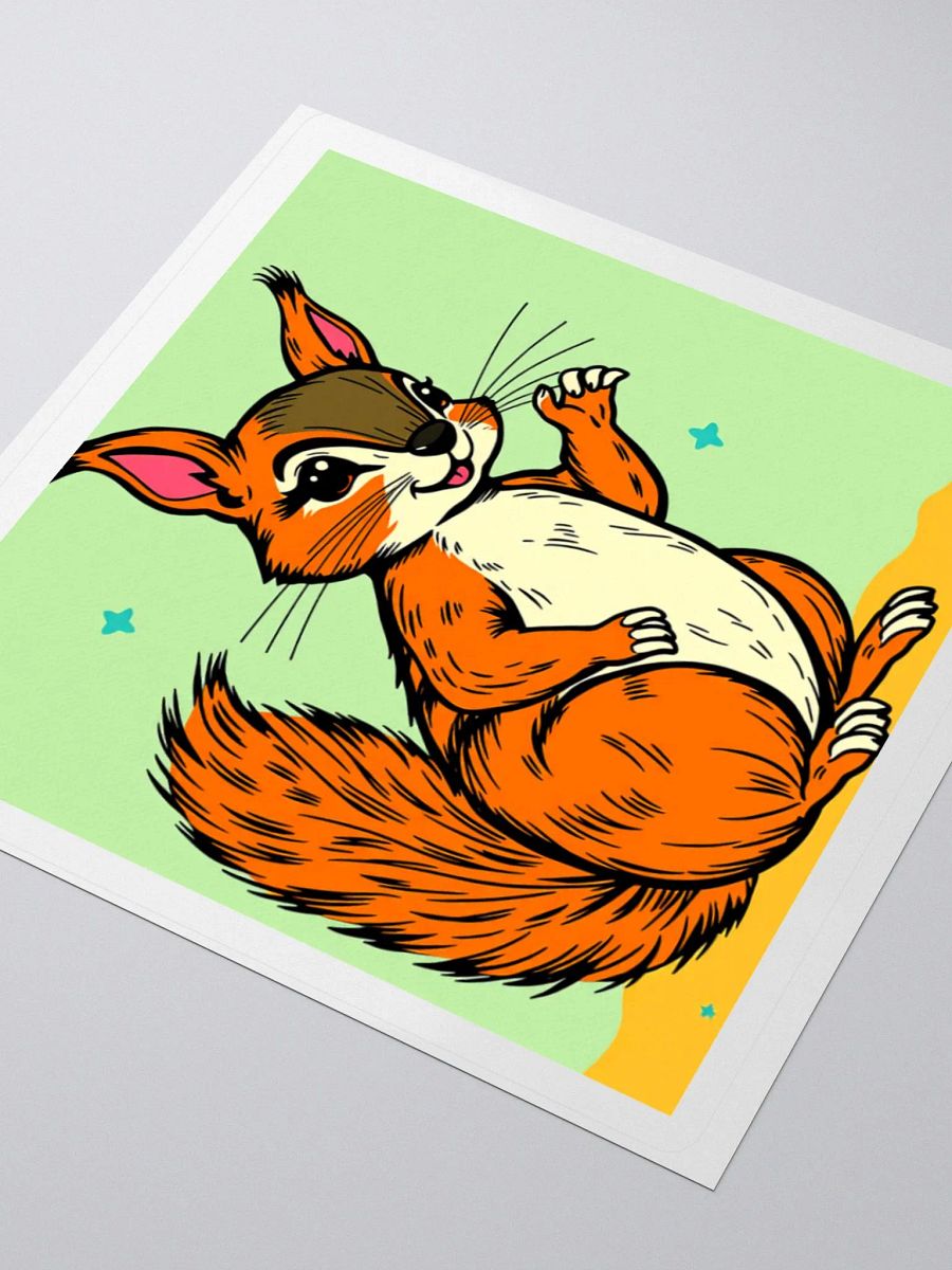 Smiling Squirrel Kiss Cut Stickers product image (12)