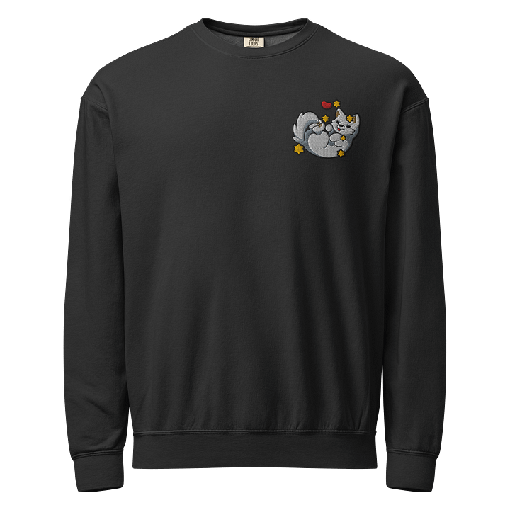 silly dog embroidered crewneck product image (1)