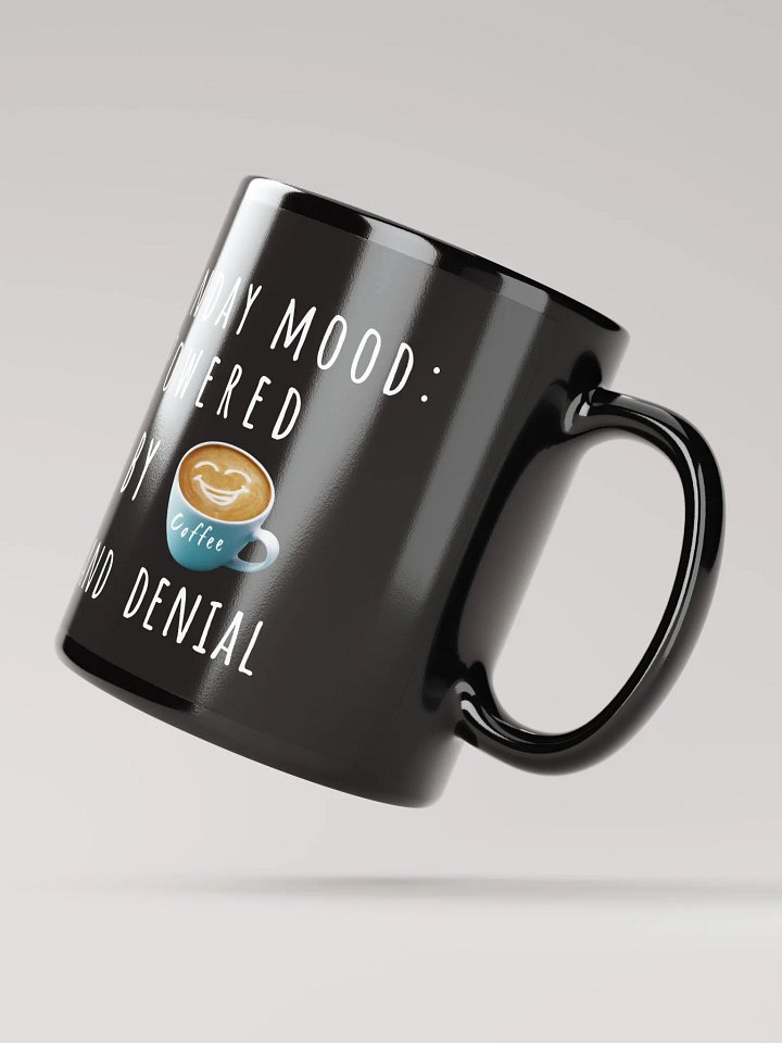 Funny Monday Mood Coffee black glossy Mug product image (2)