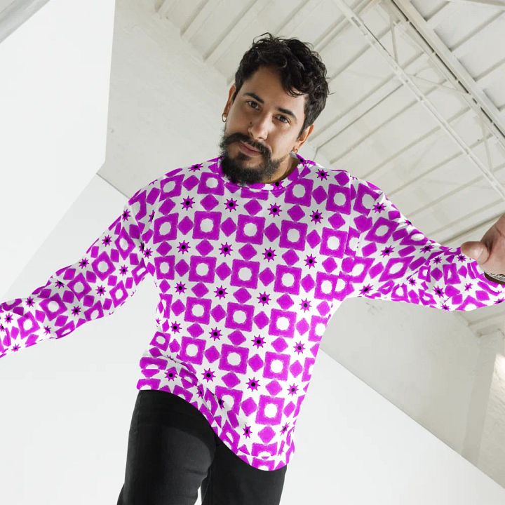 Abstract Fun Pattern Unisex All Over Print Sweatshirt product image (1)