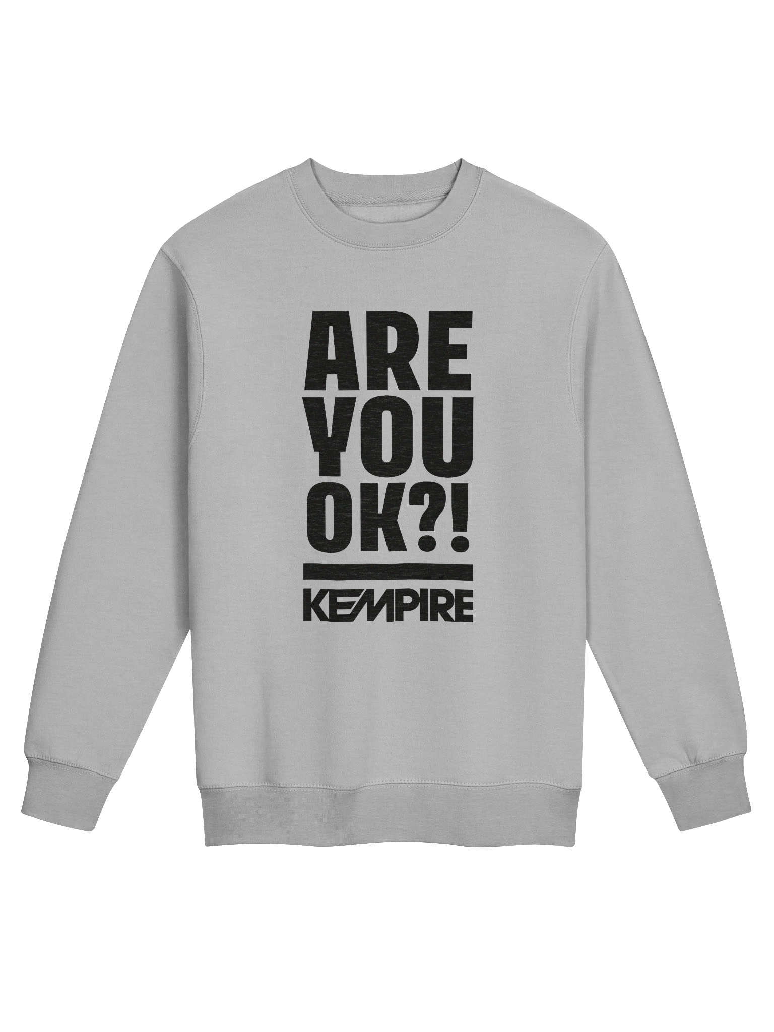 Are You Ok?! Crewneck Sweatshirt (Black) product image (2)