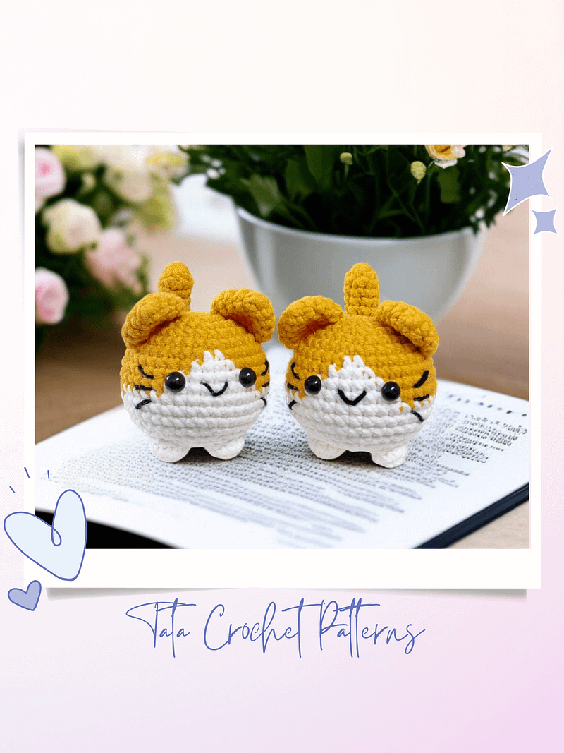 PDF Pattern - Crochet Cute Cat