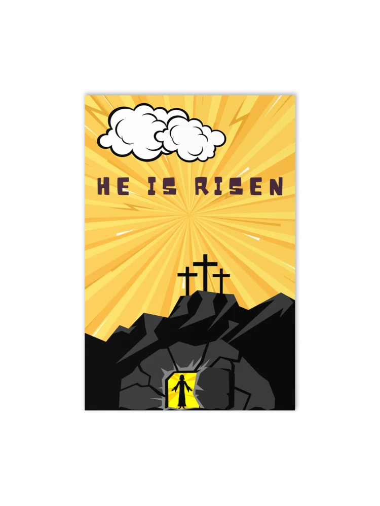 He Is Risen Retro Comic Greeting Card product image (10)