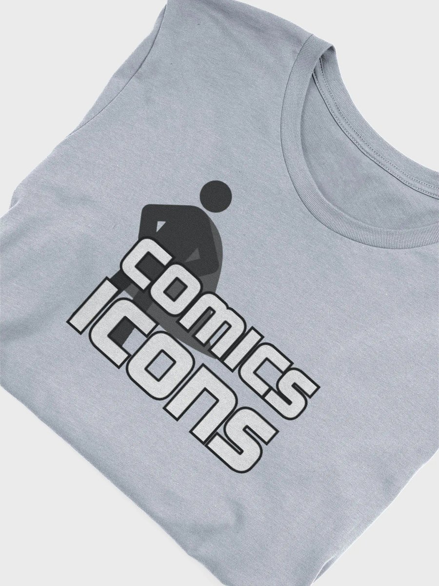 Comics Icons White On Black Logo Tee product image (53)