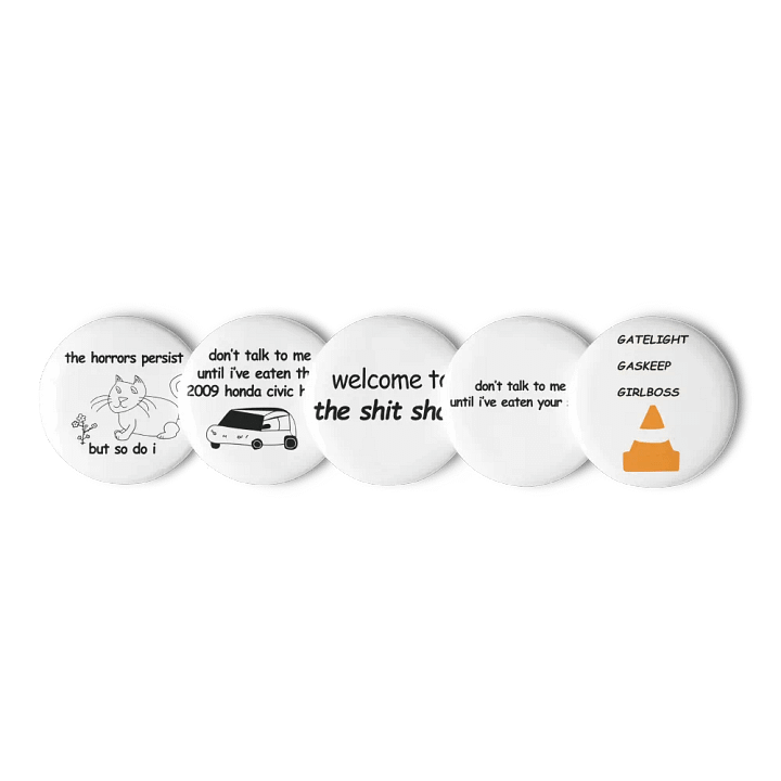 Comic Sans Collection Pin Set product image (1)