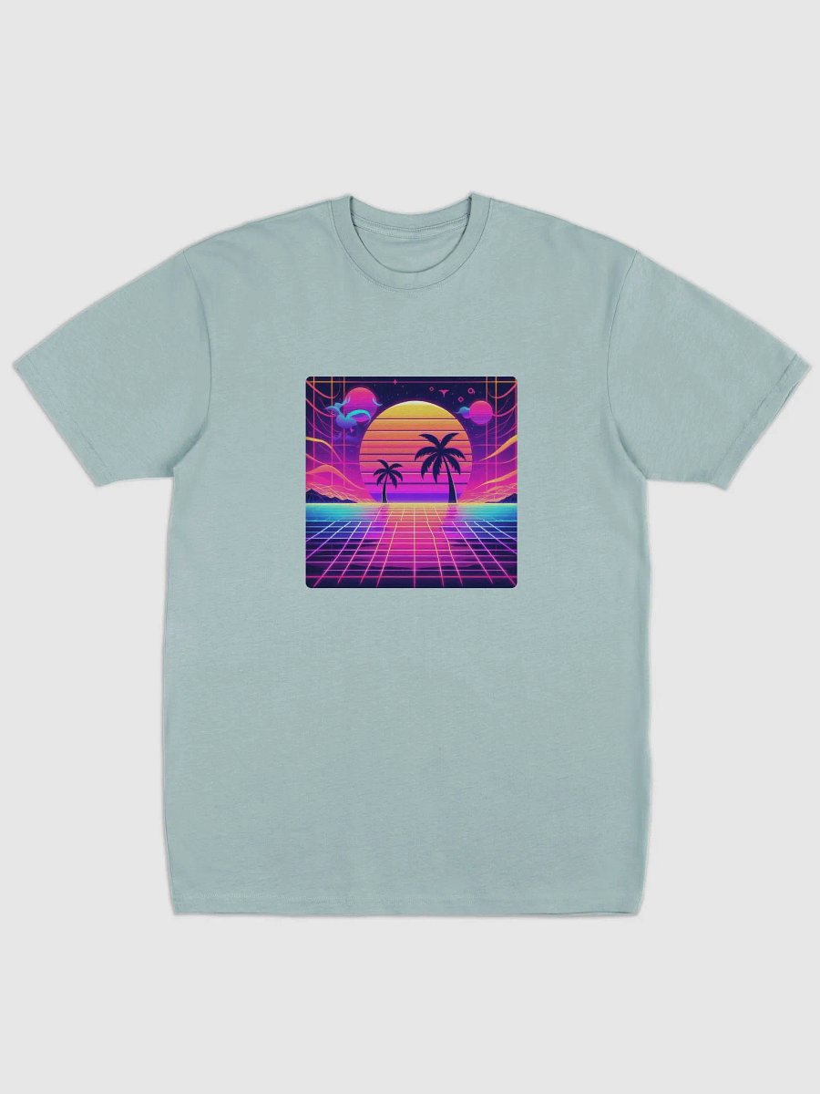Retro Sunset Synthwave Men's Tee | AI Design product image (5)