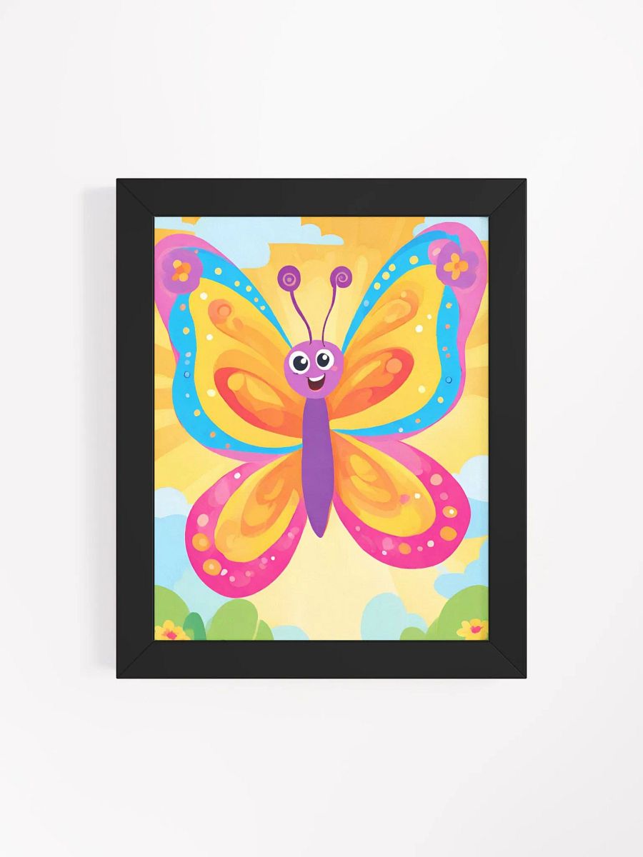 Cheerful Butterfly Dreams Framed Poster product image (74)